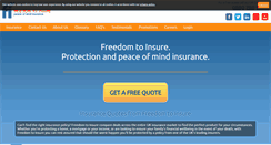 Desktop Screenshot of freedomtoinsure.co.uk